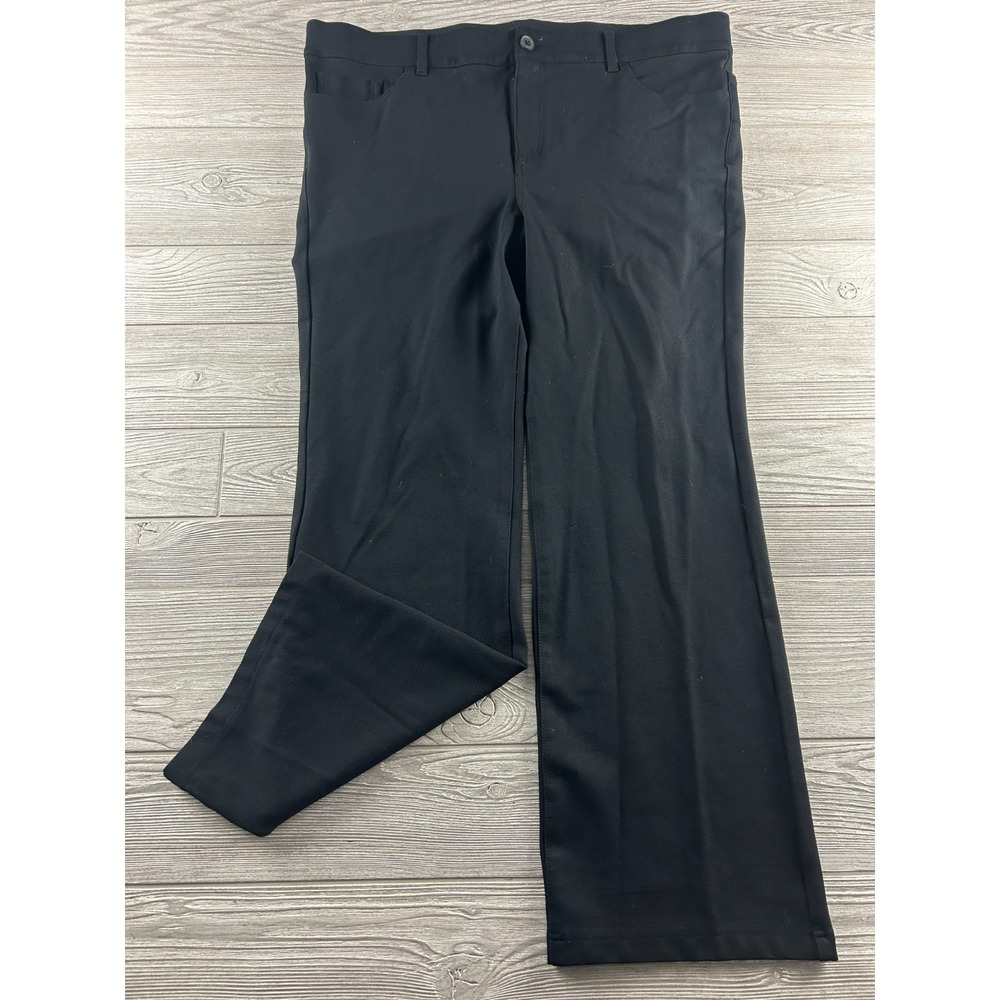 Torrid Trouser Pants Slacks Womens 22R Black Classic Stretch Office High Rise